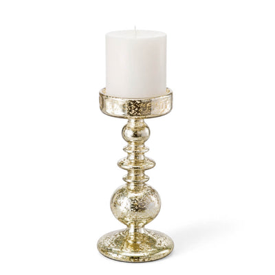 Richland Pillar Holder Unique Mercury Bubble - 8.5" - Set of 6 - thumbnail number 3