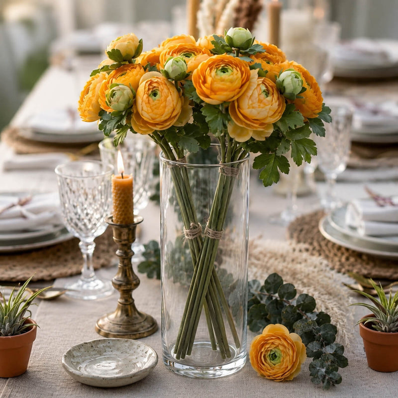 Richland Orange Ranunculus Bouquet 15" - thumbnail number 5