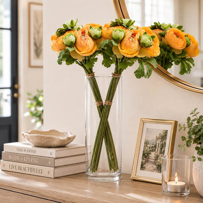 Richland Orange Ranunculus Bouquet 15" - thumbnail number 8