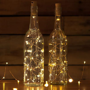 Richland LED Wine Cork String Lights 6.5ft - Amber (20 bulbs)
