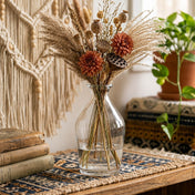 Quinn Vase holding dried fall stems in a cozy, bohemian-inspired space - thumbnail number 7
