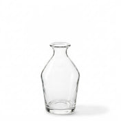 Clear glass Quinn Vase shown on a white background - thumbnail number 1