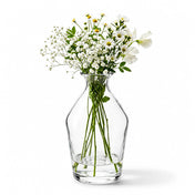 Quinn Vase with delicate white flowers on a white background - thumbnail number 2