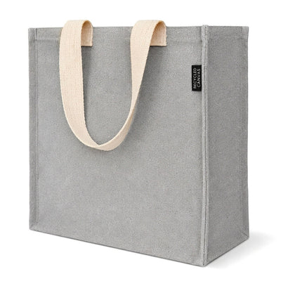Richland Gray Recycled Canvas Tote 12" x 12" (Pack of 6)