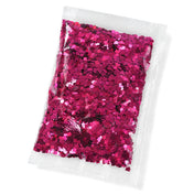 A bag of metallic hot pink chunky glitter confetti - thumbnail number 2