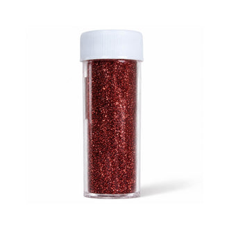 Extra Fine Glitter Powder with Shaker Lid 23g Metallic Burgundy - Non-Toxic Glitter Dust