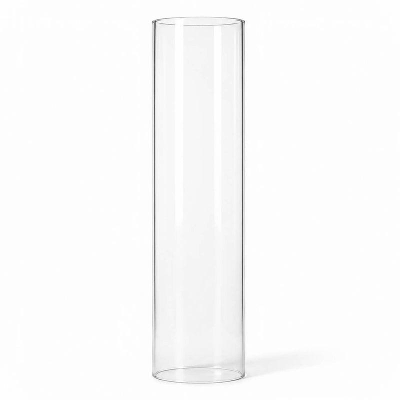 Glass Chimney Candle Shade 4" x 18" – Set of 12 - thumbnail number 1