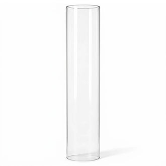 Glass Chimney Candle Shade 4" x 20" – Set of 2