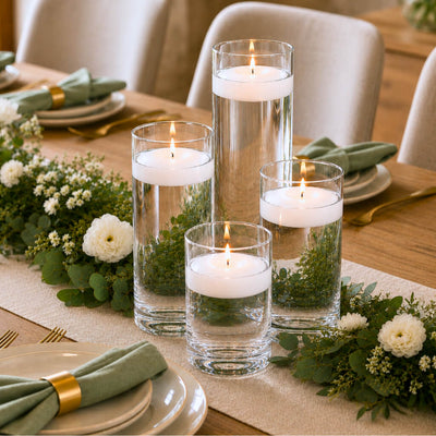 Eastland Cylinder Floating Candle Holder 3.25"x6" Set of 12 - thumbnail number 7