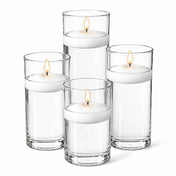 Eastland Cylinder Vases 6" , 7.5", 9" & 10.5" Set of 4 - thumbnail number 3