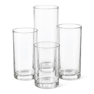 Eastland Cylinder Vases 6" , 7.5", 9" & 10.5" Set of 4