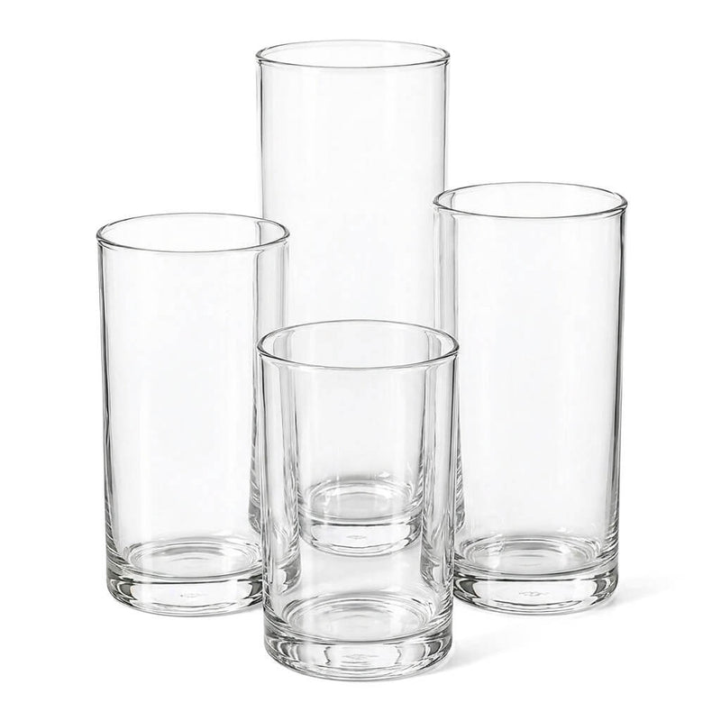 Eastland Cylinder Vases 6" , 7.5", 9" & 10.5" Set of 4 - thumbnail number 1