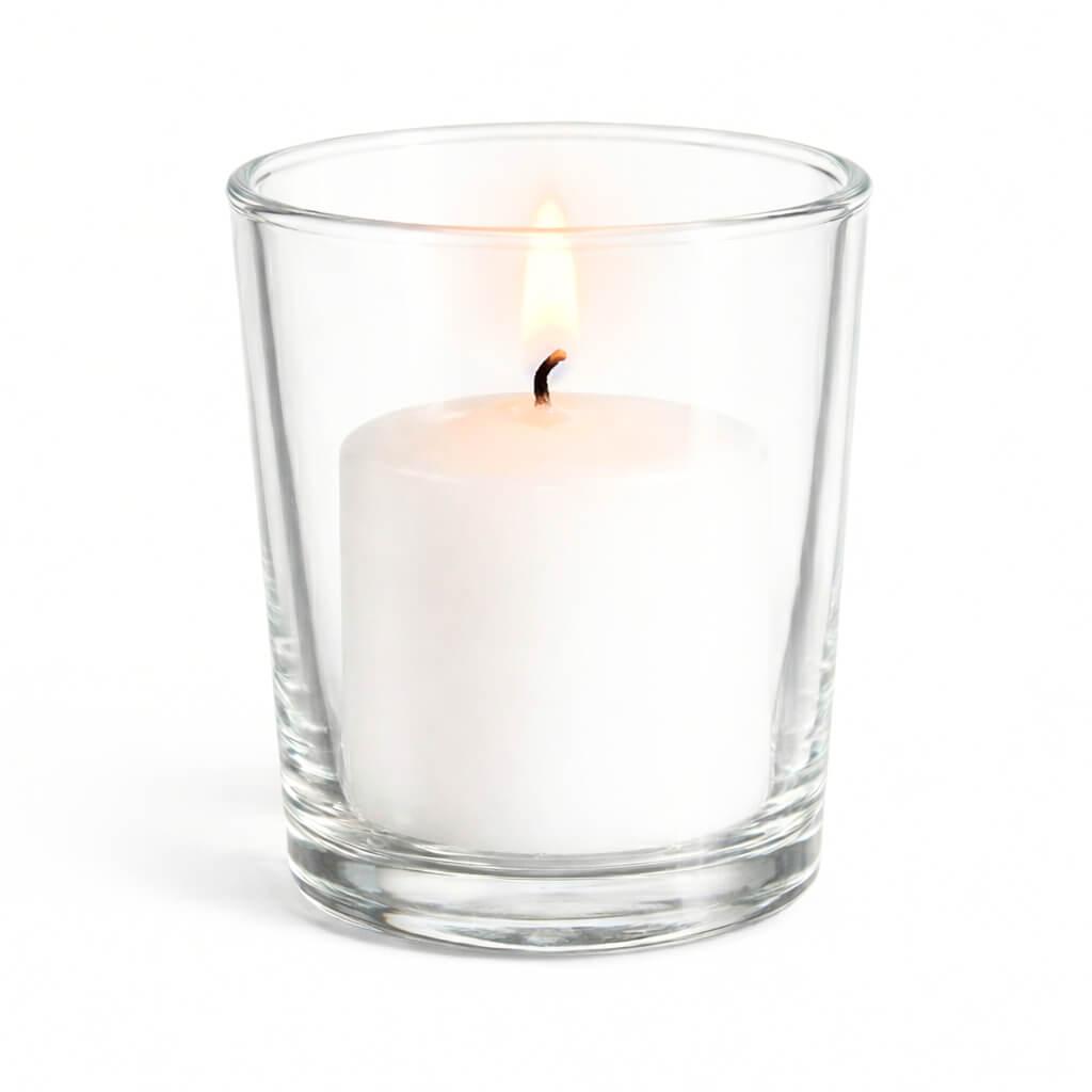 Richland Votive Candles & Eastland Clear Votive Holders Set of 72