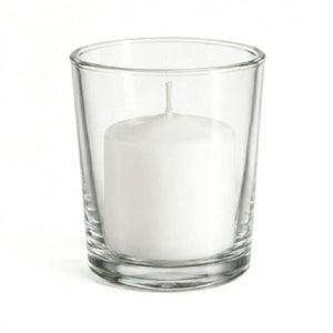 Richland Votive Candles & Eastland Clear Votive Holders Set of 12