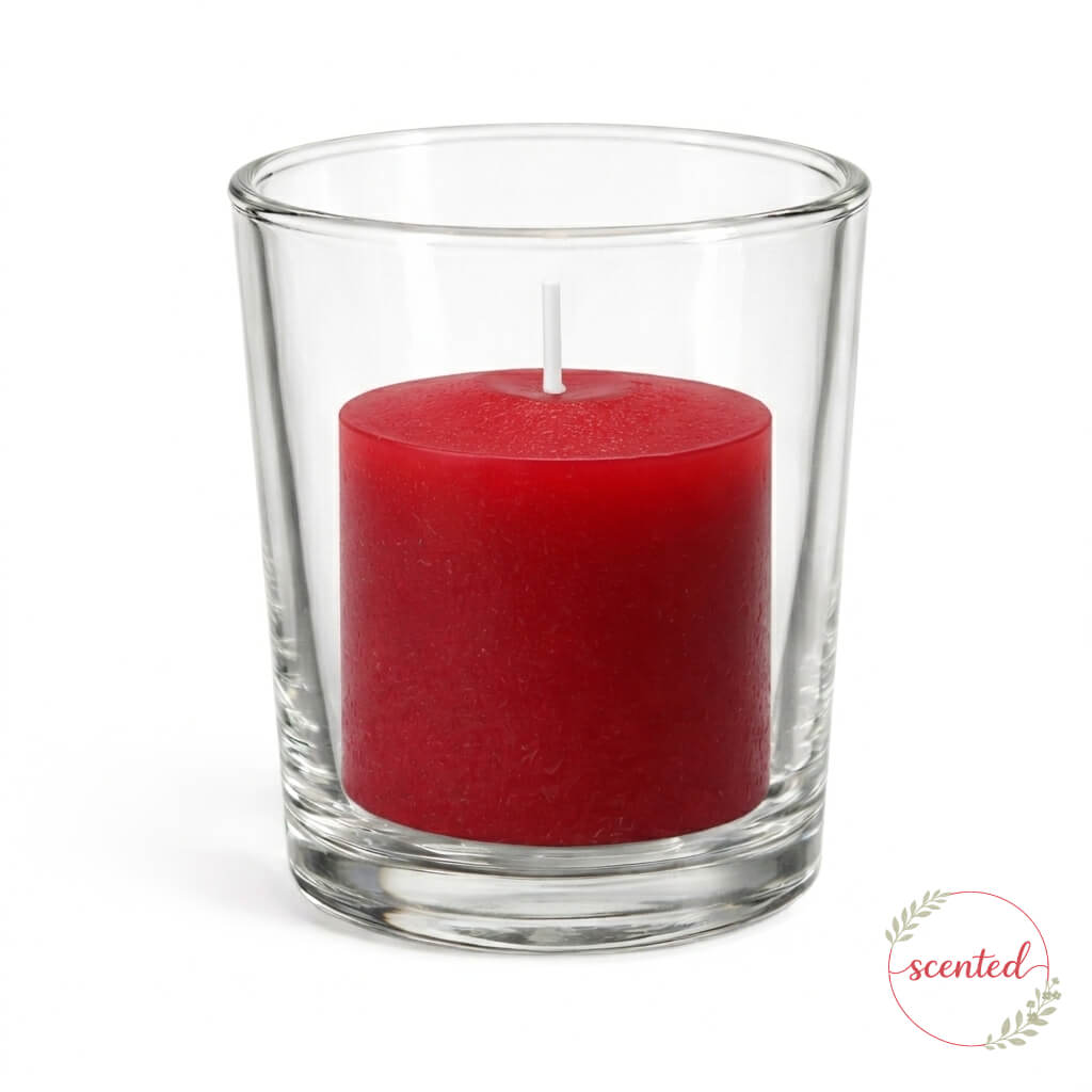 Richland Votive Candles & Eastland Clear Votive Holders Set of 12