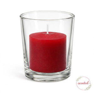 Richland Votive Candles & Eastland Clear Votive Holders Set of 12