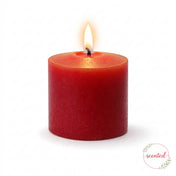 Richland Votive Candles & Eastland Frosted Votive Holders Set of 72 - Red - Apple Cinnamon Scented - thumbnail number 4