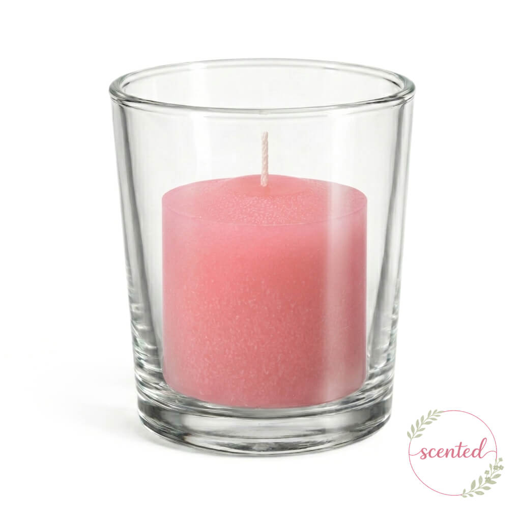 Richland Votive Candles & Eastland Clear Votive Holders Set of 12