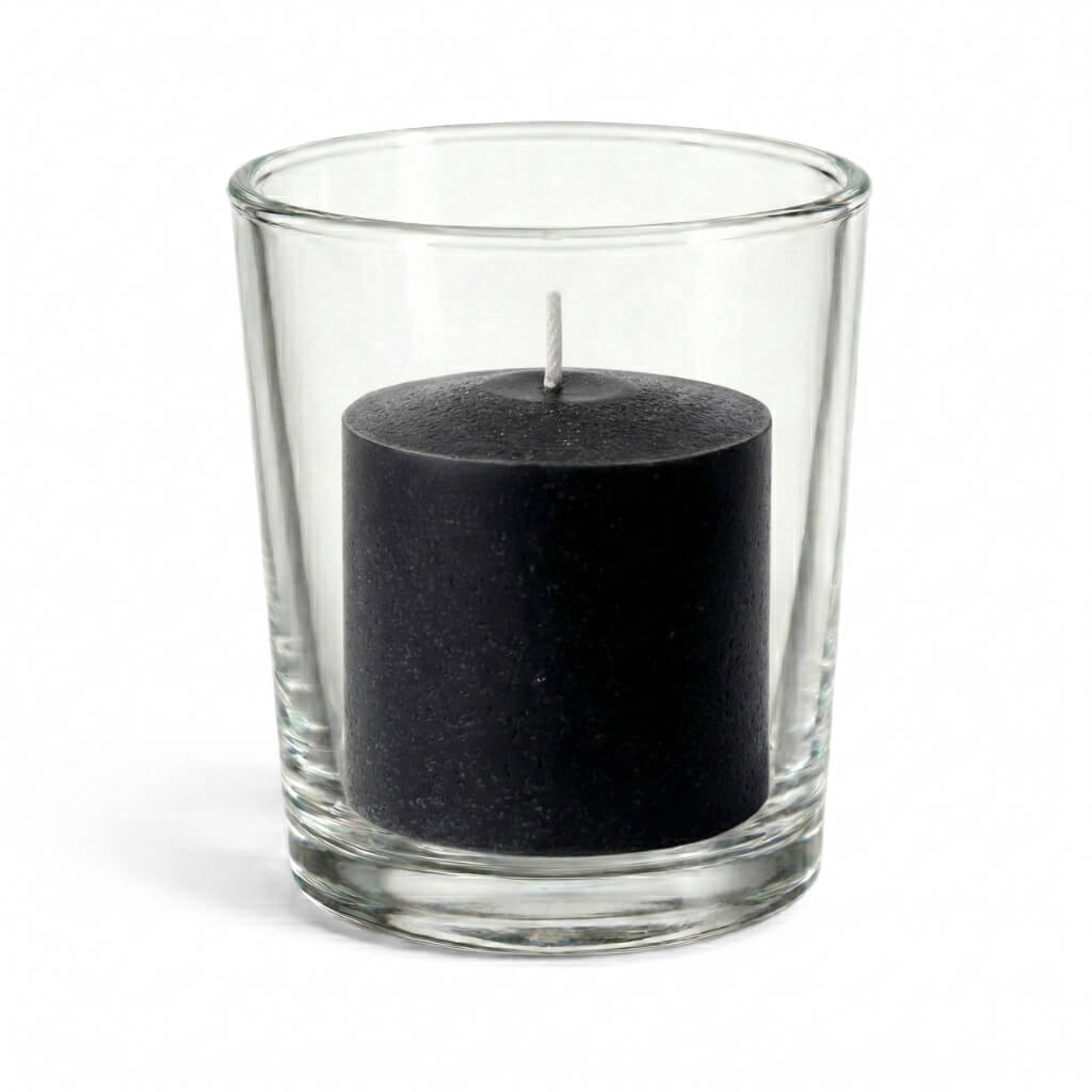 Richland Votive Candles & Eastland Clear Votive Holders Set of 12