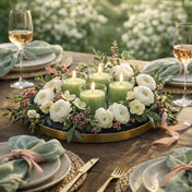 Richland Votive Candles & Eastland Clear Votive Holders Set of 288 - Green - Vanilla Lime Scented - thumbnail number 4