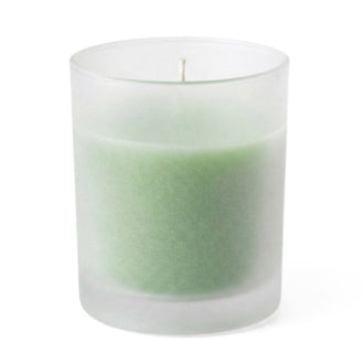 Richland Votive Candles & Eastland Frosted Votive Holders Set of 12 - Green - Unscented