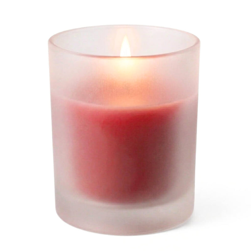 Richland Votive Candles & Eastland Frosted Votive Holders Set of 12 - Red - Unscented - thumbnail number 2