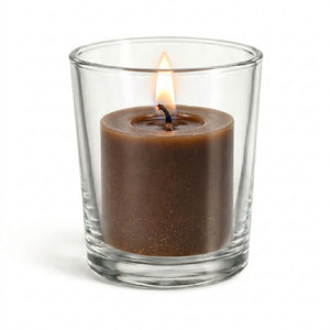 Richland Votive Candles & Eastland Clear Votive Holders Set of 12