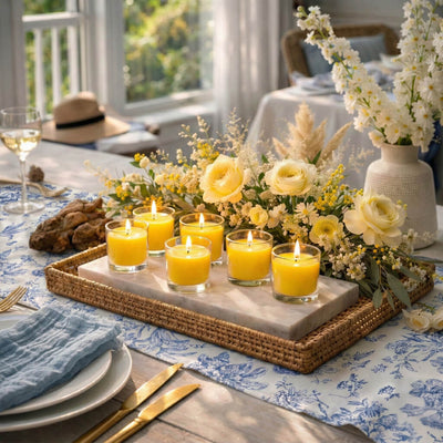 Richland Votive Candles Unscented Yellow 10 Hour Set of 12 - thumbnail number 4