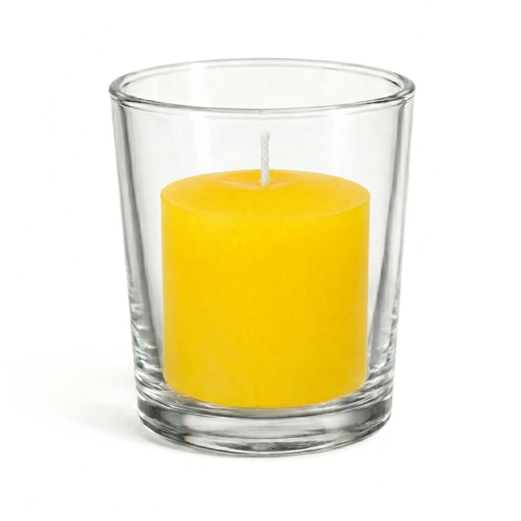 Richland Votive Candles & Eastland Clear Votive Holders Set of 12