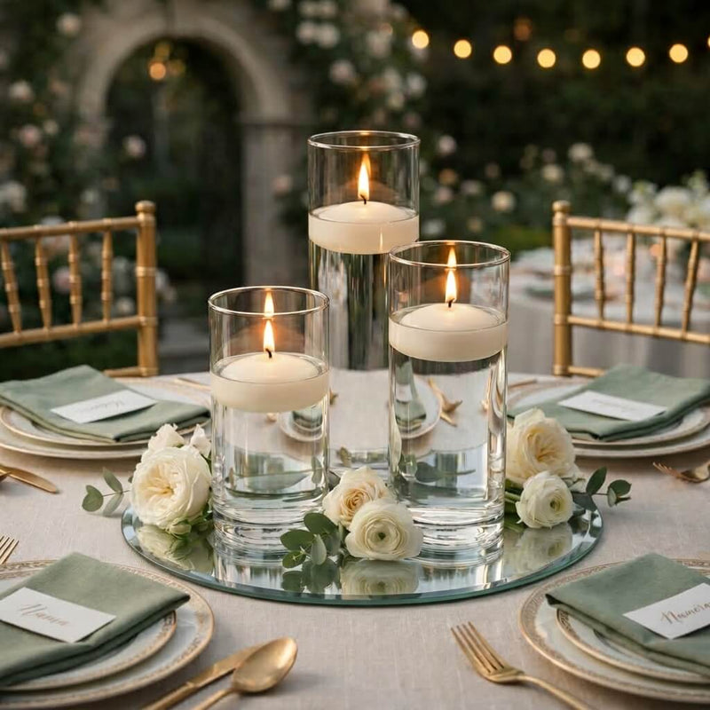 Richland Floating Candles 3" Ivory Set of 72 - thumbnail number 4