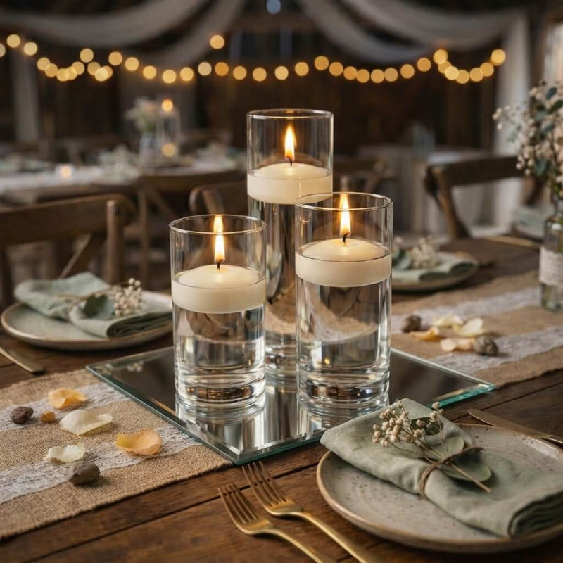 Richland Floating Candles & Eastland Cylinder Holders Set of 36 - thumbnail number 54