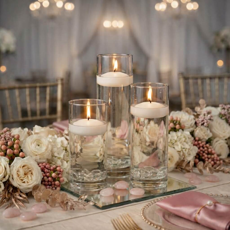 Richland Floating Candles & Eastland Cylinder Holders Set of 48 - thumbnail number 51