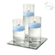Eastland Square Mirror and Cylinder Vase Centerpiece with Richland 3" Floating Candles Set of 7 - thumbnail number 16