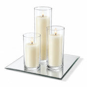 Eastland Square Mirror and Cylinder Vase Centerpiece Set of 4 - 12" - thumbnail number 3
