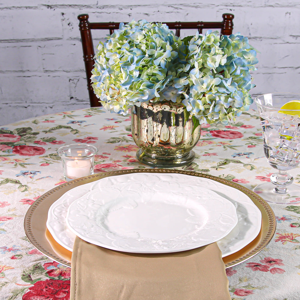 Products Richland Beaded Charger Plate 13" Gold