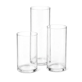 Eastland Cylinder Vases 7.5" , 9" & 10.5" Set of 3