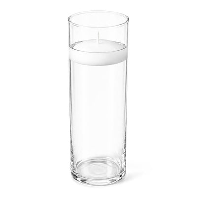 Eastland Cylinder Floating Candle Holder 3.25"x10.5" Set of 12 - thumbnail number 2