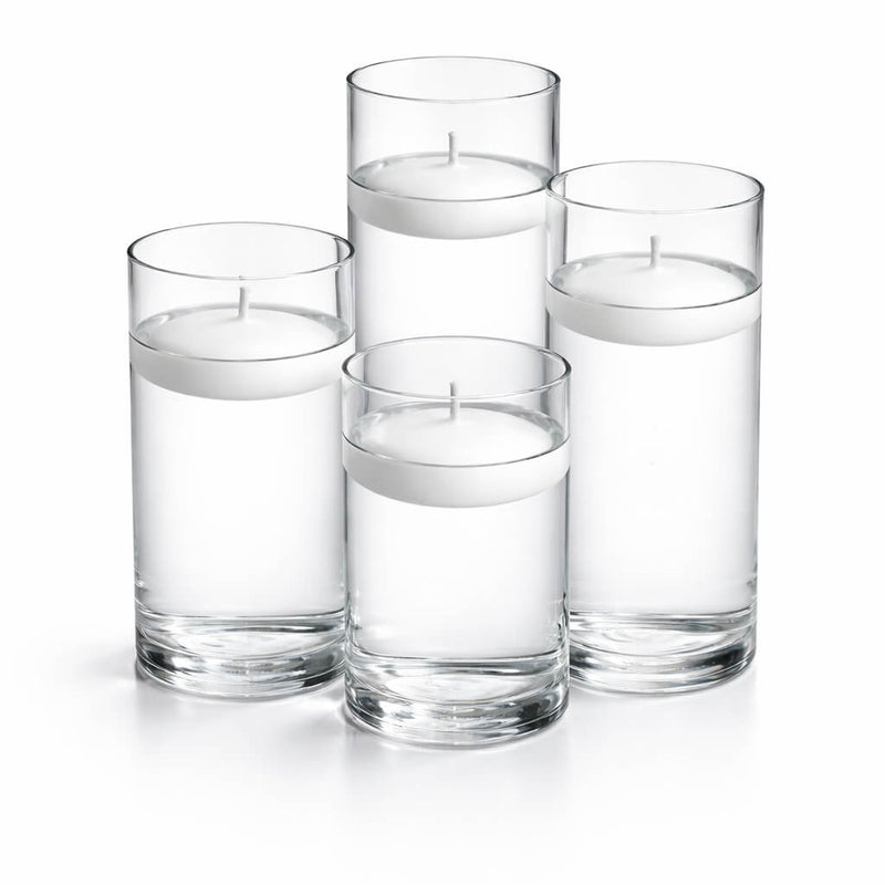 Richland Floating Candles & Eastland Cylinder Holders Set of 48 - thumbnail number 1