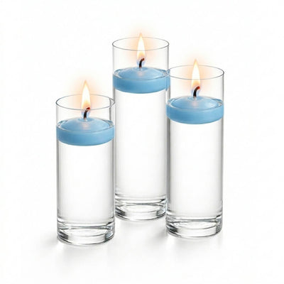 Richland Floating Candles & Eastland Cylinder Holders Set of 3 - thumbnail number 11
