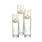 Richland Floating Candles & Sloan Cylinder Vases Set of 3 - thumbnail number 6