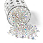 4000 Pcs Acrylic Diamond Vase Fillers Iridescent 3mm, 6mm, 10mm - Shimmering Table Scatters & DIY Craft Beads for Weddings - thumbnail number 1