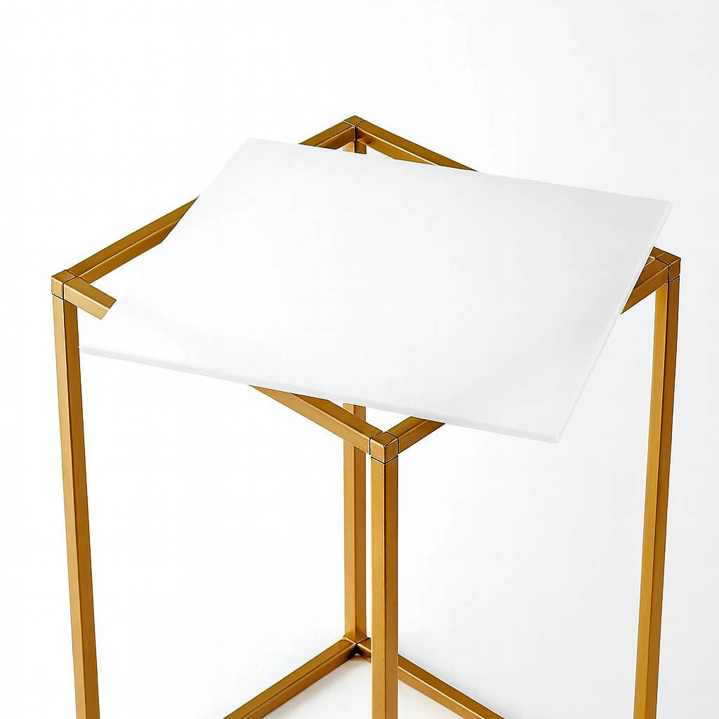 Assorted Sizes White Acrylic Plexiglass Sheets – 3mm Thick Square Top Plates, Set of 4 with Protective Film