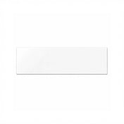 White acrylic plexiglass sheet, 24 inches by 10 inches on a white backdrop - thumbnail number 3