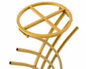 Close-up of gold mermaid tail flower stand top - thumbnail number 2