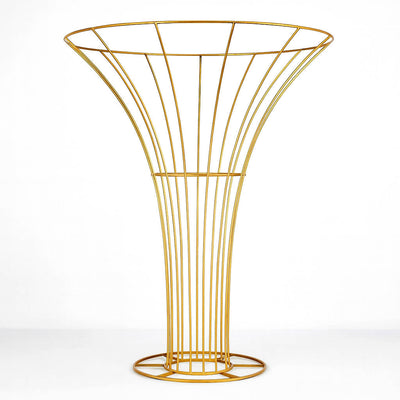 6.5ft Tall Gold Metal Blossom Tree Frame – Floor Standing Wedding Floral Display Stand