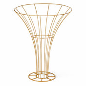 6.5ft Tall Gold Metal Blossom Tree Frame – Floor Standing Wedding Floral Display Stand - thumbnail number 1