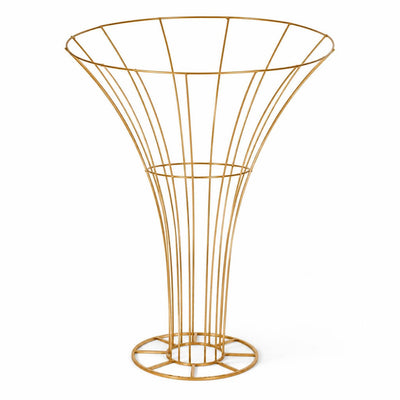 6.5ft Tall Gold Metal Blossom Tree Frame – Floor Standing Wedding Floral Display Stand - thumbnail number 1