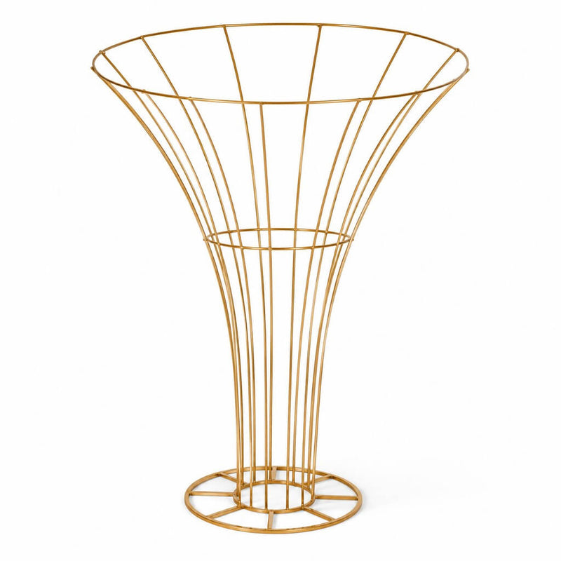 6.5ft Tall Gold Metal Blossom Tree Frame – Floor Standing Wedding Floral Display Stand - thumbnail number 1