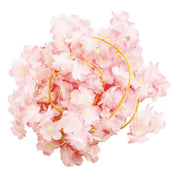 20 LED Artificial Garland String Lights 6ft Cherry Blossom Design Blush Warm White - Battery Operated Hanging Lights - thumbnail number 1