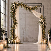 Artificial Eucalyptus and Boxwood Leaf Garland String Lights, Warm White 20 LED Battery Operated Fairy Lights with Fake Greenery Hanging Vines - 6.5ft - thumbnail number 5
